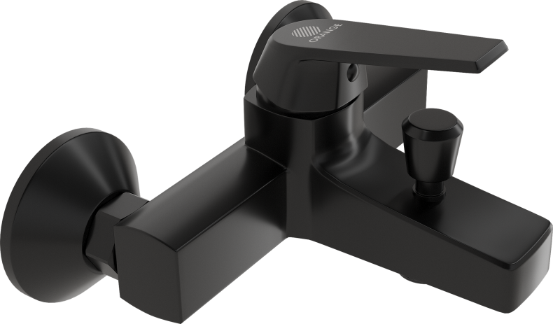 Комплект для раковины  Смеситель для раковины DIWO Смоленск SM-02b черный + Смеситель для ванны с душем DIWO Смоленск SM-03b черный, однорычажный, нас 568253 - 9