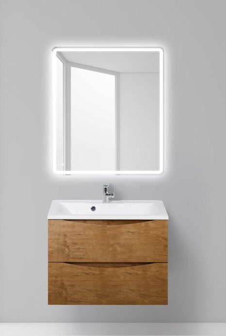 Тумба с раковиной Belbagno Marino 75 светлое дерево - 10