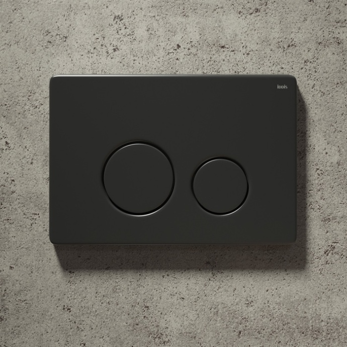 Клавиша смыва, универсальная, чёрная UNS01MBi77 - 3