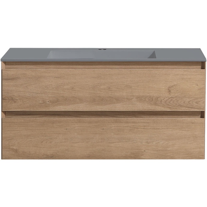 Тумба под раковину Vincea Luka 100 2 ящика светлое дерево VMC-2L100NO - 2