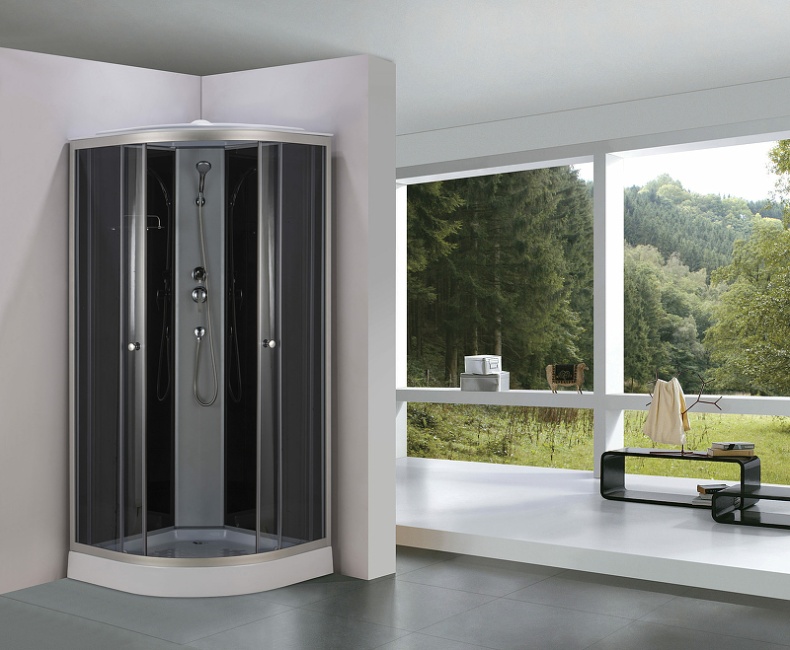 Душевая кабина Style Ecostyle 90х90 хром стекло тонированное ES-312 G WP - 1