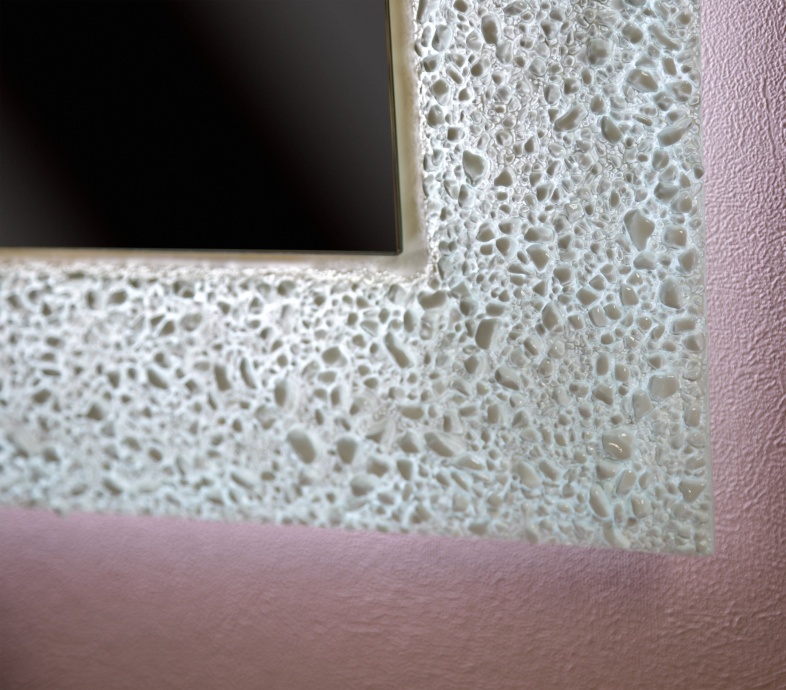 Зеркало Armadi Art NeoArt Aura 60 белое с подсветкой 537 - 4