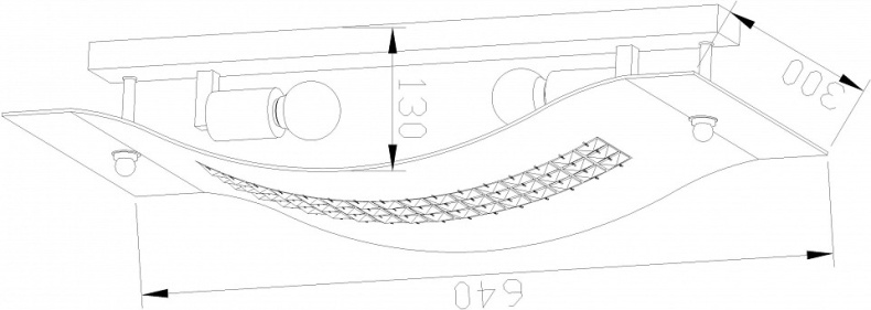 Накладной светильник Lucia Tucci Pelle Bianca 1 Pelle Bianca W2010.2 - 2