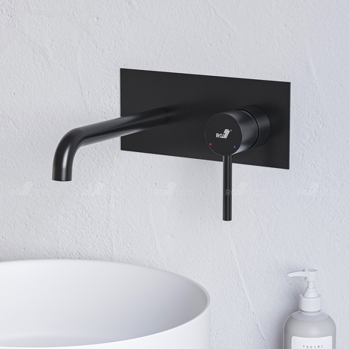 Смеситель для раковины RGW Shower Panels SP-45-11B черный матовый 51140545-04 - 1