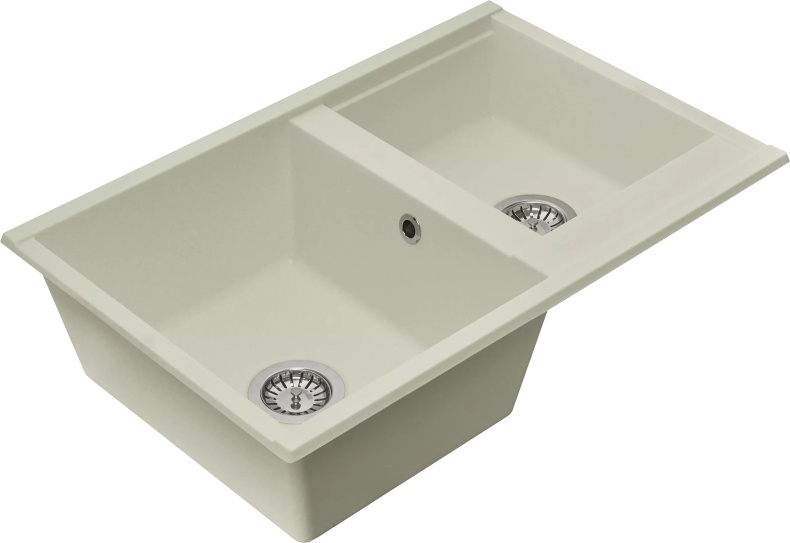 Мойка кухонная AQUATON Делия 78 DBL жемчуг 1A723132DE240 - 1