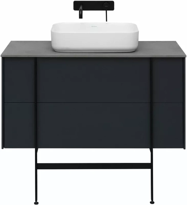 Тумба под раковину Allen Brau Reality 120 черный матовый 1.32008.AM - 2