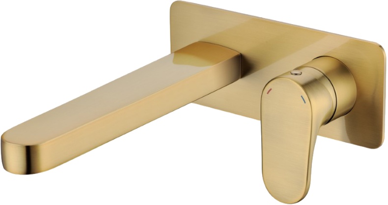 Смеситель Boheme Spectre 455-BR С ВНУТРЕННЕЙ ЧАСТЬЮ, для раковины, бронза - 0