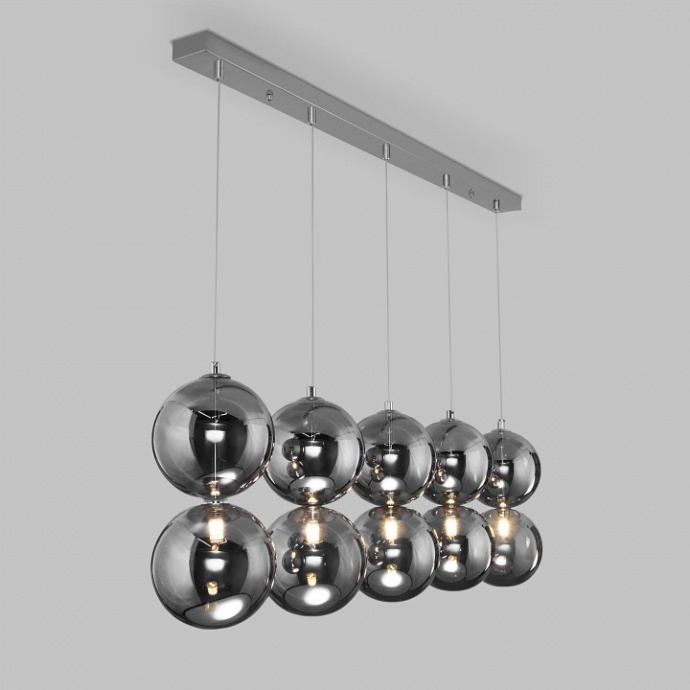 Подвесной светильник Eurosvet Selisa 50092/5 хром/дымчатый - 1