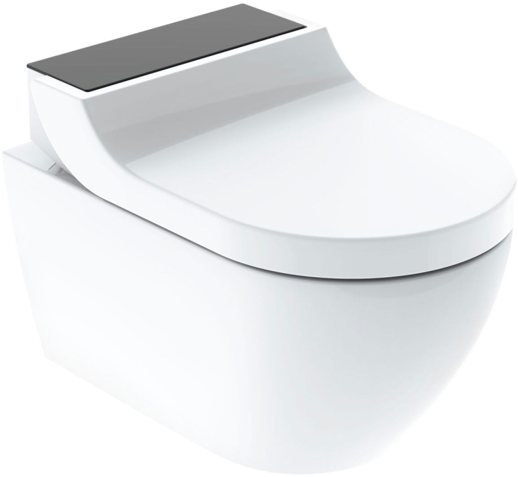 Крышка-сиденье Geberit AquaClean Tuma Comfort вставка черное стекло, с функцией биде 146.274.SJ.1 - 4